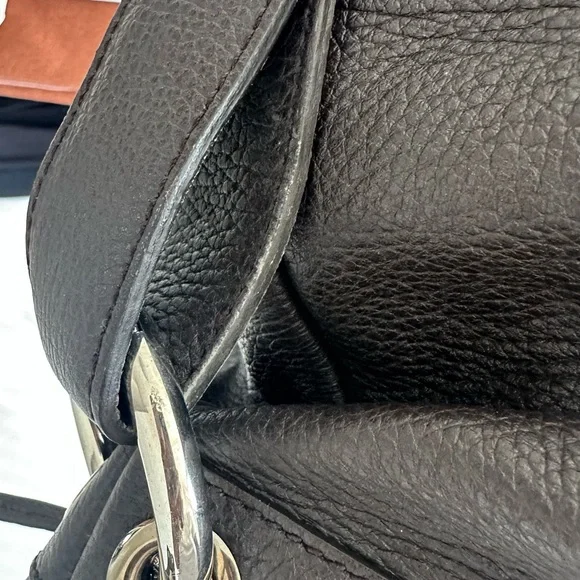 ❌SOLD ❌Gucci Brown Leather Tote with Braided Handles - Picture 14 of 16